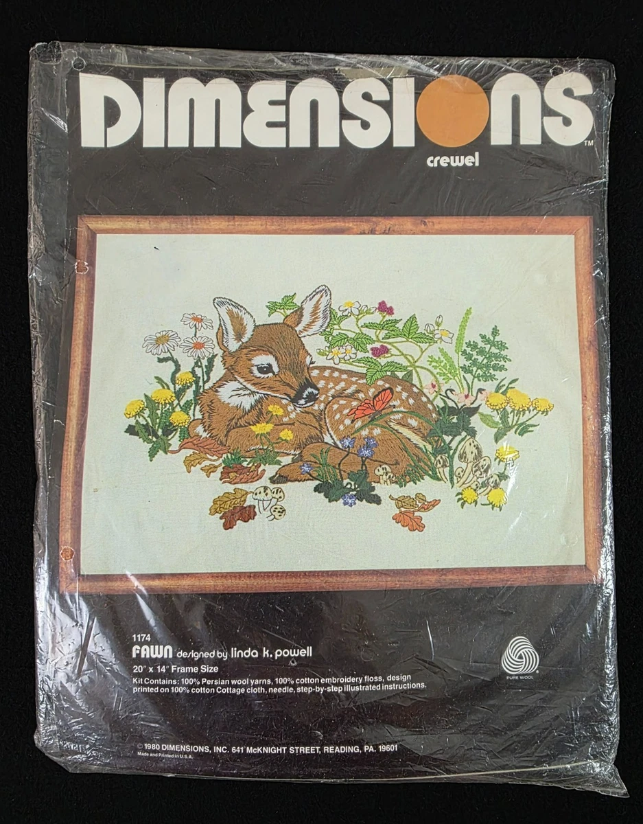 Kit De Broderie Crewel Dimensions - Carrousel Fantaisie - Barbara Fausse 5x7