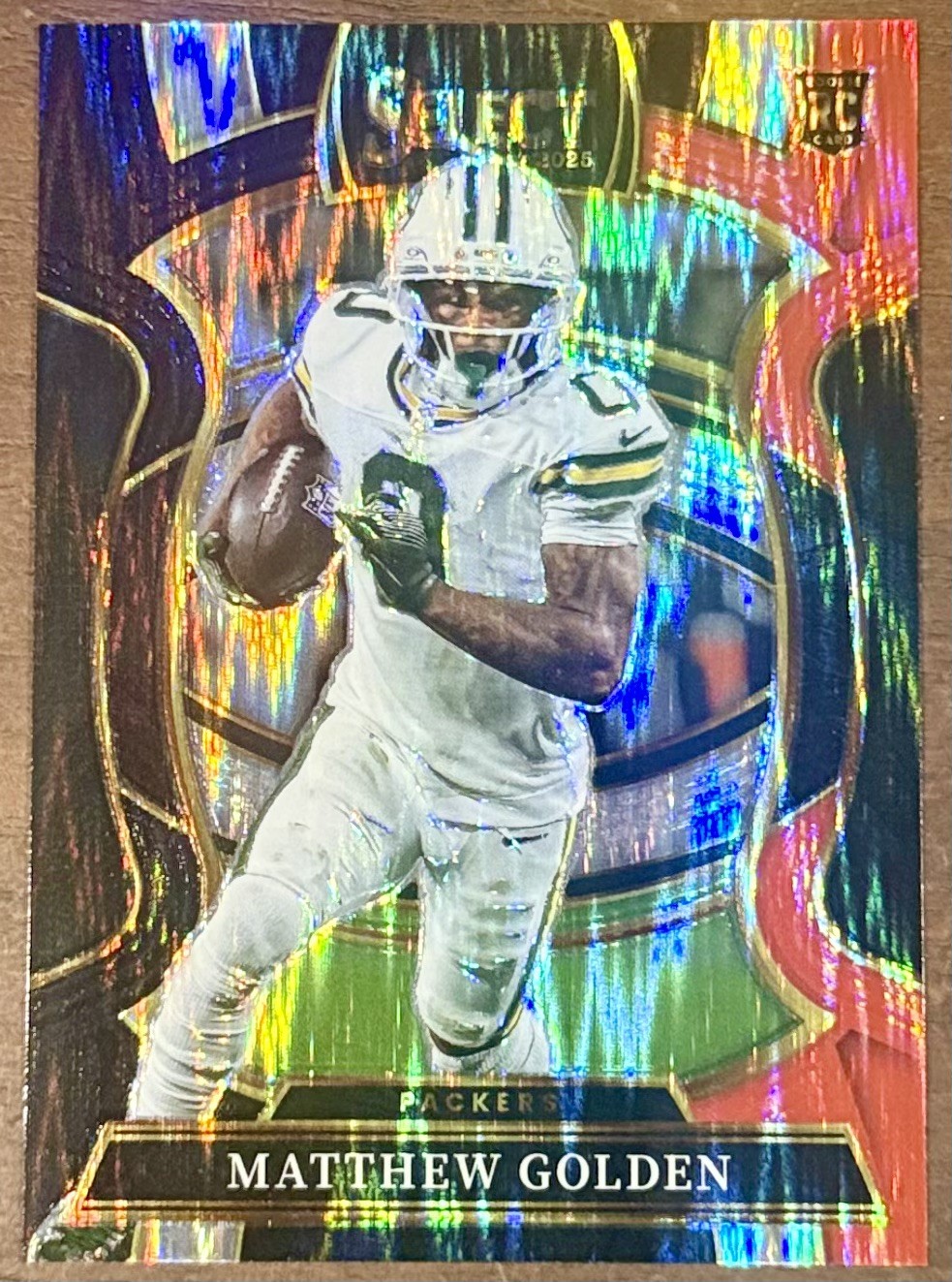 2025 Panini Select - Concourse Matthew Golden #66 Black & Red Shock Prizm (RC)