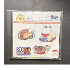 Dakota Collectibles Picnic Embroidery Design Collection CD-ROM 20 Designs 970172