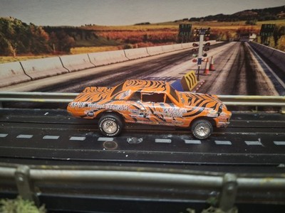 CUSTOM RESIN TOMY MEGA G  HO SLOT CAR BODY - TAMELESS TIGER G.T.O.