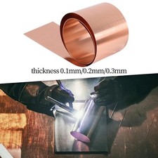 Rouleau de feuille de cuivre 1M, cuivre pur pour entrepreneurs en