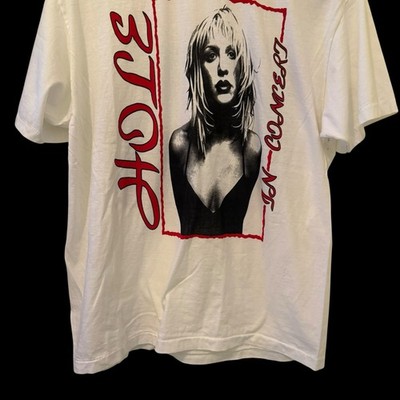 Vintage HOLE On Tour Courtney Love American Stars Rock 90s Sz XL T