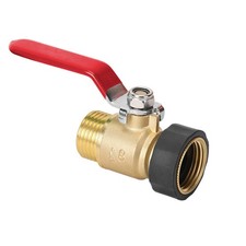 FINEST+ Garden Hose Shut Off Valve, 3/4" GHT Water Hose Shut Turn Off Valve, ...