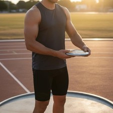 Wooden Training Throwing Disc Portable Solid Throwing Disc Long-Lasting