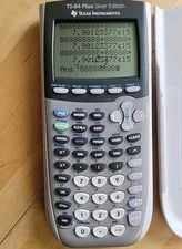 Texas Instruments TI-84 Plus Silver Edition Graphic Calculator See Description 