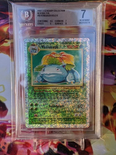 Pokemon Legendary Collection Reverse Holo Venusaur #18/110 BGS 7 NM