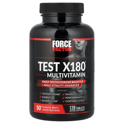 Test X180  Multivitamin, 120 Tablets