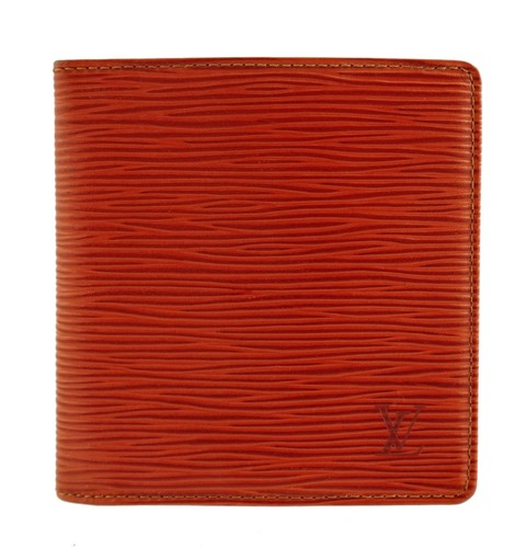 Authentische Louis Vuitton Geldbörse 6 x Karten braun Epi Leder faltbar Spanien - Bild 1 von 9