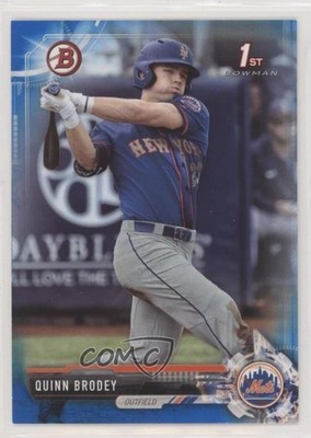 2017 Bowman Draft Blue 67/150 Quinn Brodey #BD-24 0q3