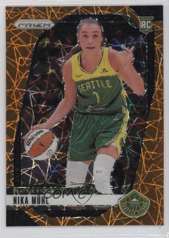 2024 Panini Prizm WNBA Orange Velocity Prizm Nika Muhl #75 8d2