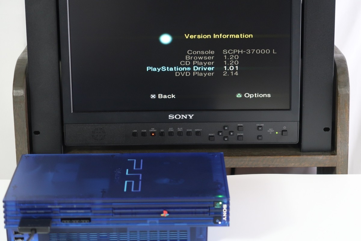 PS2 PlayStation 2 SCPH-37000 Ocean Blue Console SONY Japan Import