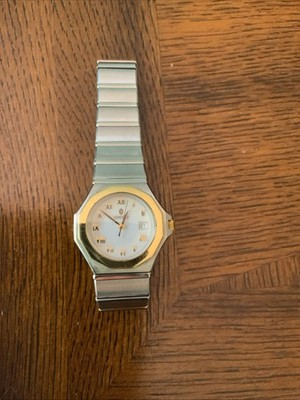 Concord Mariner SG 500 18K Gold & Stainless Steel Two Tone Ladies Quartz Watch 