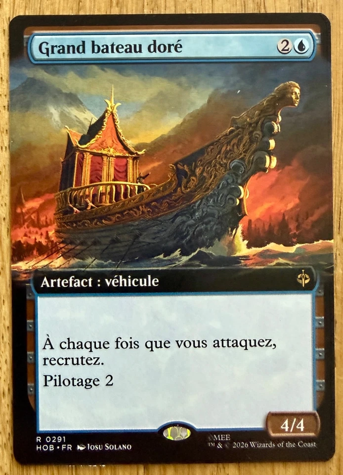 CARTE MAGIC - LE HOBBIT - Grand bateau doré - R0291/- FR - Photo 1/1