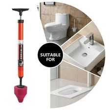 High Pressure Toilet Unblocker 120psi Air Plunger Sink Drain Pipe Sewer Opener