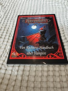 AD&D Ravenloft Van Richtens Handbuch über Vampire Advanced Dungeons and Dragons