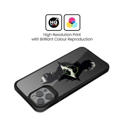 OFFICIAL THE BATMAN GRAPHICS BLACK SHOCKPROOF FOR APPLE iPHONE
