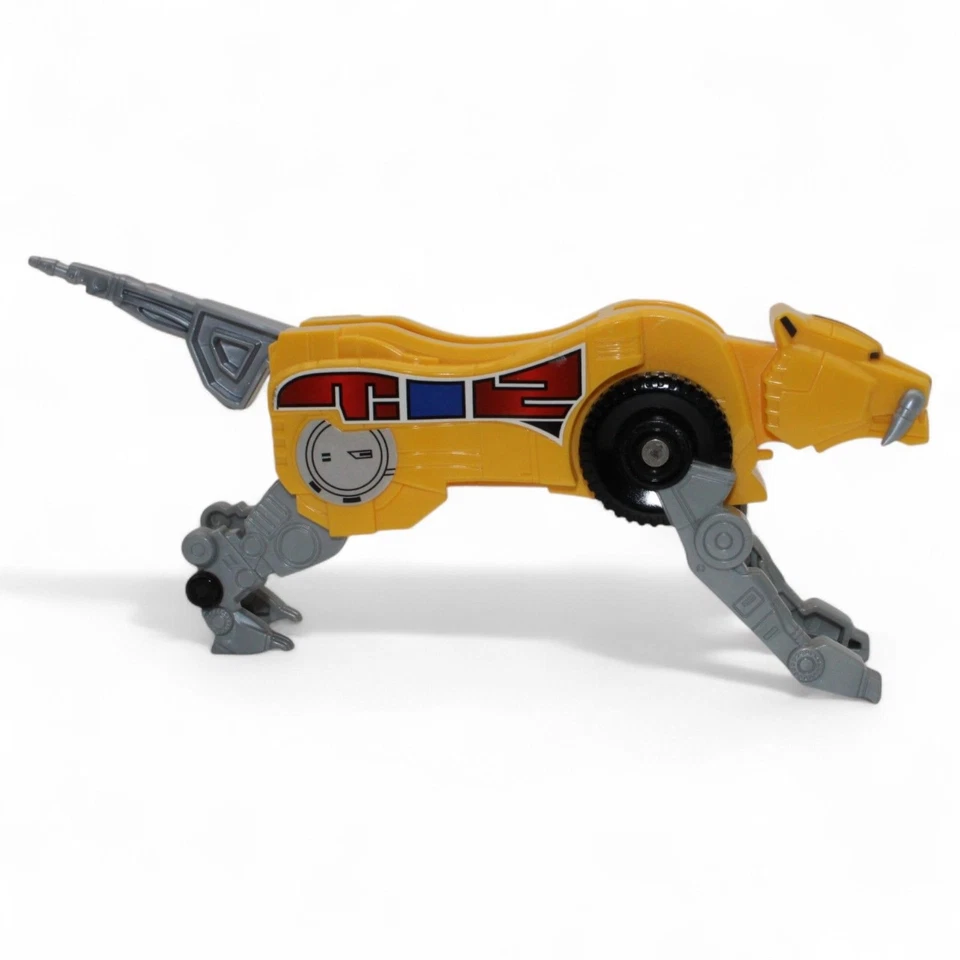 2013 Sabretooth Legacy Mighty Morphin Power Rangers 黄色和灰色 Tiger Zord 无花果 — 第 3/4 张图片