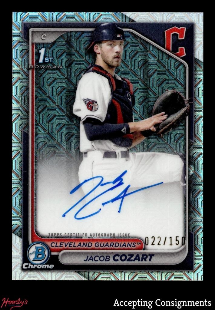 2024 Bowman Chrome Draft HTA Choice Refractor Jacob Cozart 1st Rookie AUTO /150