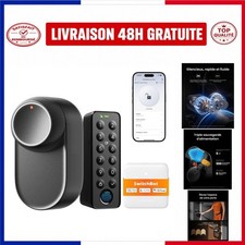 Serrure connectée SwitchBot Lock Ultra WiFi clavier tactile empreinte