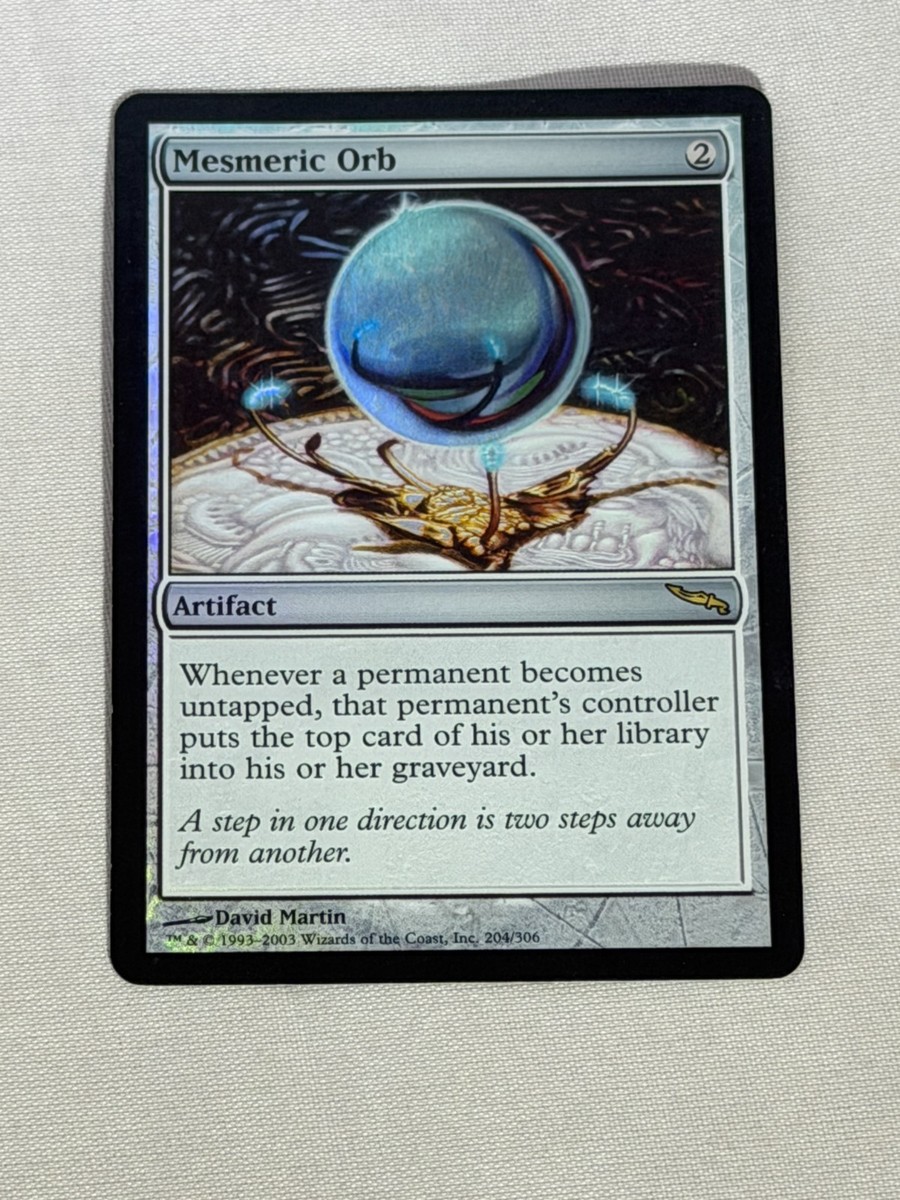 MTG FOIL Mesmeric Orb Mirrodin Magic the Gathering | eBay