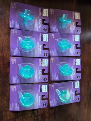 8ct Philips Avent Soothie Green Newborn 0-3m BPA Free total 8 pacifiers