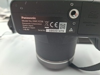 Panasonic LUMIX DMC-FZ38 12.1MP Digital Camera - Black for sale