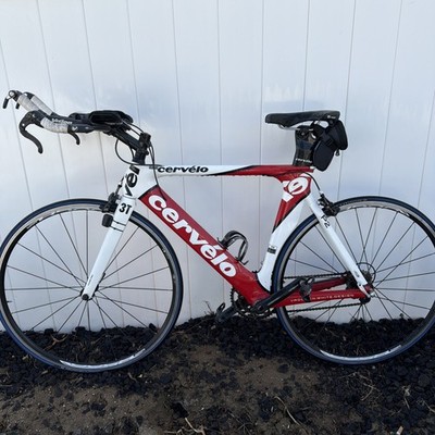 CERVELO P2 Triathlon/CARBON Red Bike Fsa Cranks 51cm | eBay