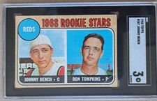 1968 Topps Johnny Bench #247 SGC 3