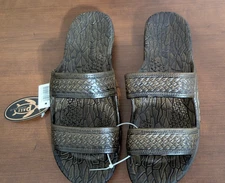 PALI HAWAII Unisex Original Jandal Sandal Dark Brown Style: PH-0405 Size: 12 NWT