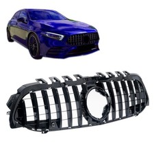Sport Grill Kühlergrill GT schwarz Premium paßt für Mercedes A-Klasse W177 V177