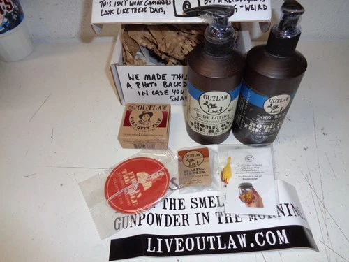 Outlaw Home On The Range Body Lotion Wash Soap +