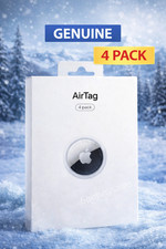Apple AirTag Tracker 4 Pack MX542LL/A A2187 White Air Tag NEW SEALED 