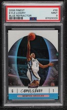 2006-07 Topps Finest Rookie Blue Refractor 92/299 Kyle Lowry #58 PSA 9 MINT 8uc