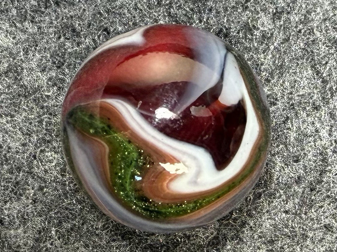 JABO (JERK)Joker 1 Marble Collector Marble: VHTF Cranberry .735