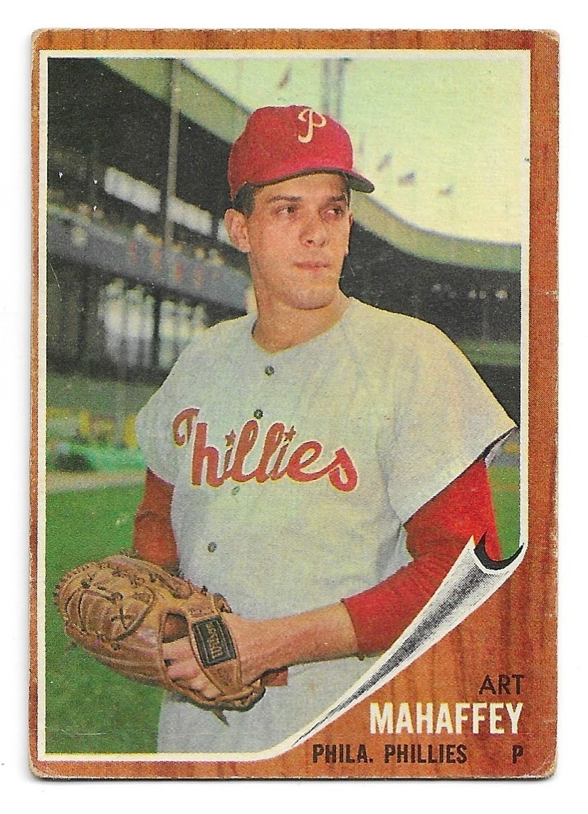 1962 Topps #550 Art Mahaffey, Philadelphia Phillies