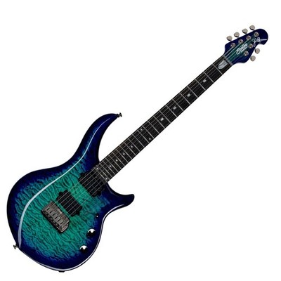 Sterling by Music Man Majesty Guitar With DiMarzio Pickups Cerulean Paradise