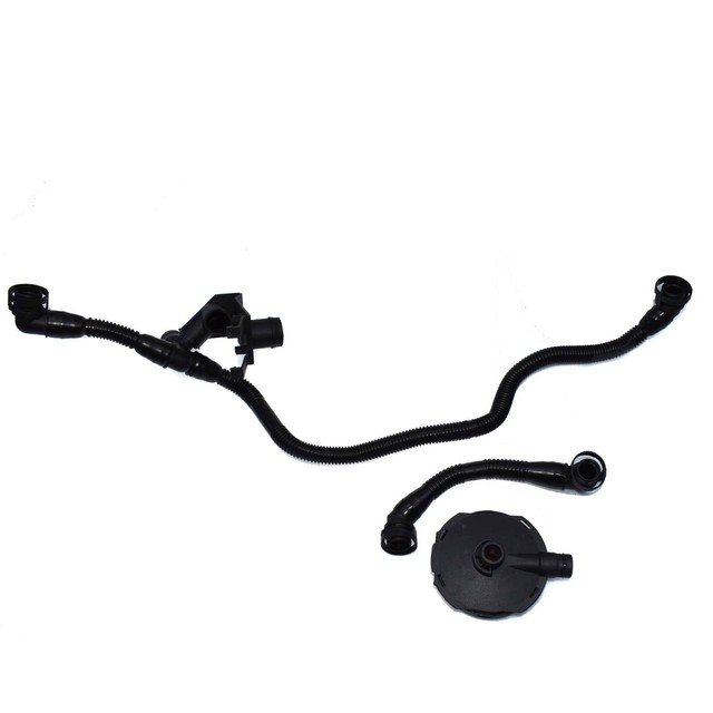 For AUDI A4 A6 3.0L V6 Crankcase Vent Valve & Breather Vacuum Hose Kit