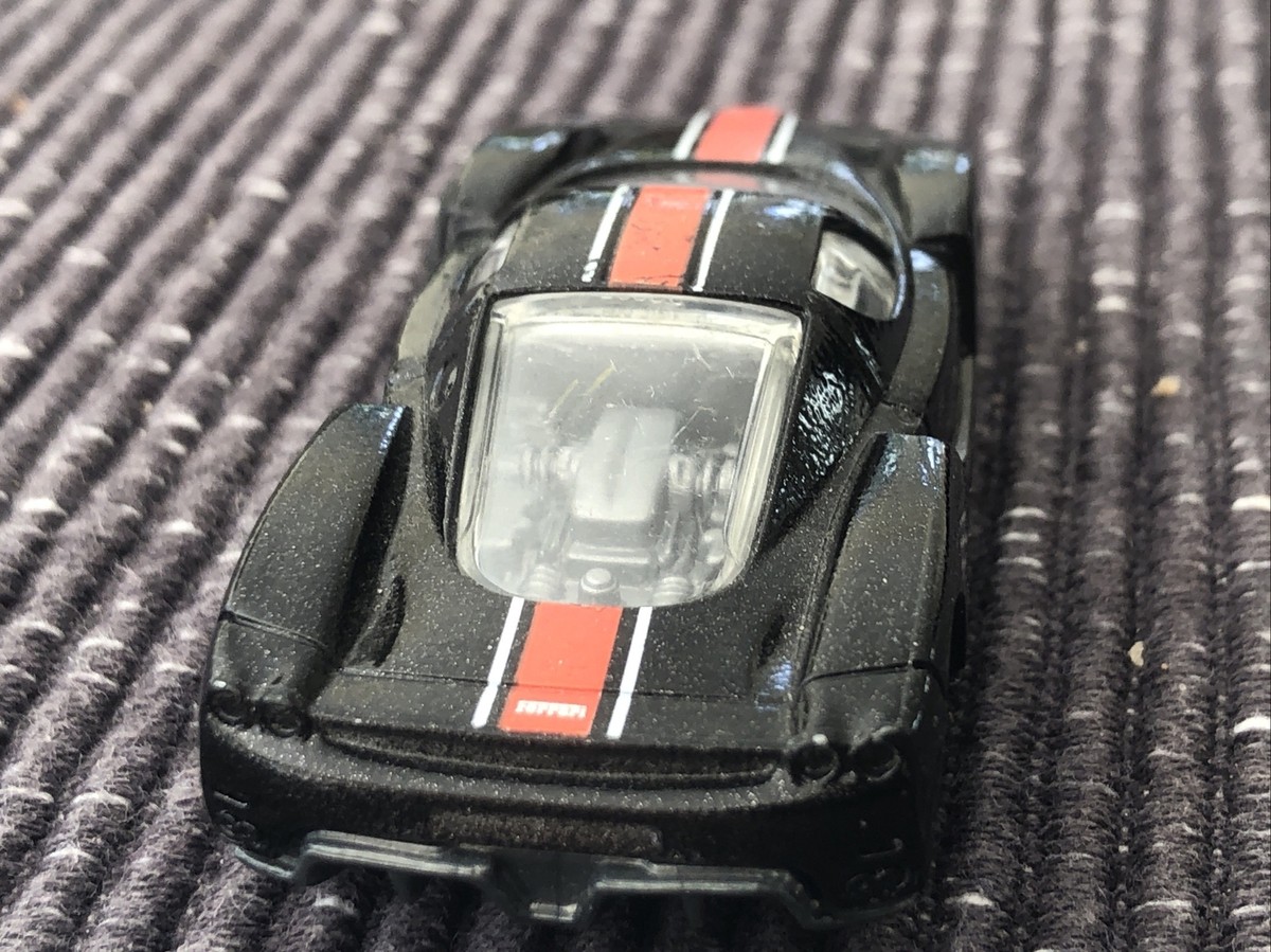 Hot Wheels Enzo Ferrari Black/Orange Stripe 1:64 Diecast Vintage