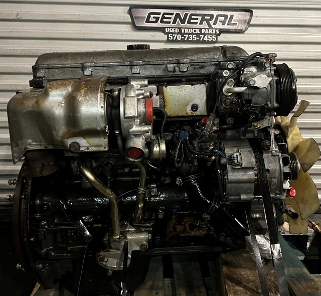 2001 Mitsubishi 4M50 Complete Engine 4 9L B3852 FE649 Fuso 63 000 Miles 