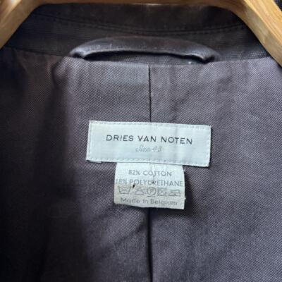 DRIES VAN NOTEN ジャケット Made in Belgium DRIES VAN NOTEN Jacket Coat Brown Cotton Vintage Size-48 Used | eBay