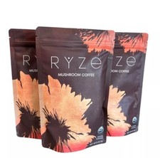 3 Pack Ryze Organic Mushroom Coffee 100% Auth...