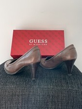 Escarpins Guess En Cuir Vernis Beige - Taille 38, Neufs Avec Boîte