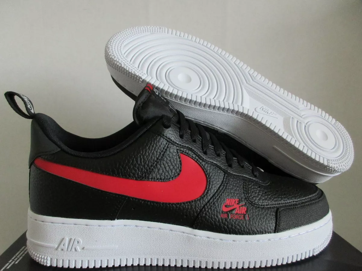 Nike Men's Air Force 1 Low Utility Bred Sneakers