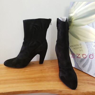 *CLEARANCE* NEW Apepazza Suede Bootie Boots Black