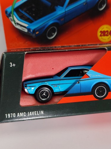 2024 Matchbox Moving Parts #50 1970 AMC Javelin BIG BAD BLUE | FSC - Foto 2 di 4