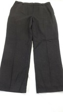 PENDLETON WOMENS CHARCOAL BLACK DRESS PANTS SIZE 12P