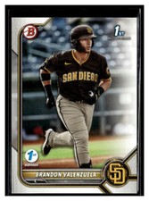 2022 Bowman 1st Edition #BPPF-28 Brandon Valenzuela San Diego Padres