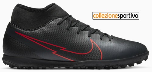 SCARPE CALCETTO NIKE MERCURIAL SUPERFLY 7 CLUB TF- AT7980-060 col.nero/rosso  | eBay