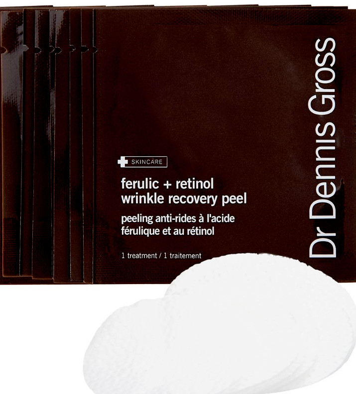 Dr Dennis Gross FERULIC RETINOL WRINKLE RECOVERY Peel 8 Treatments NO BOX- NEW!