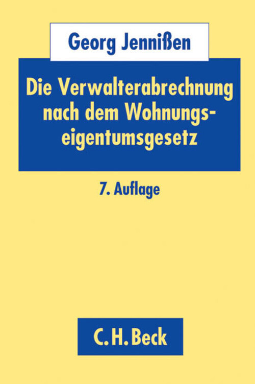 Die Verwalterabrechnung Nach Dem Wohnungseigentumsgesetz (weg) | Georg